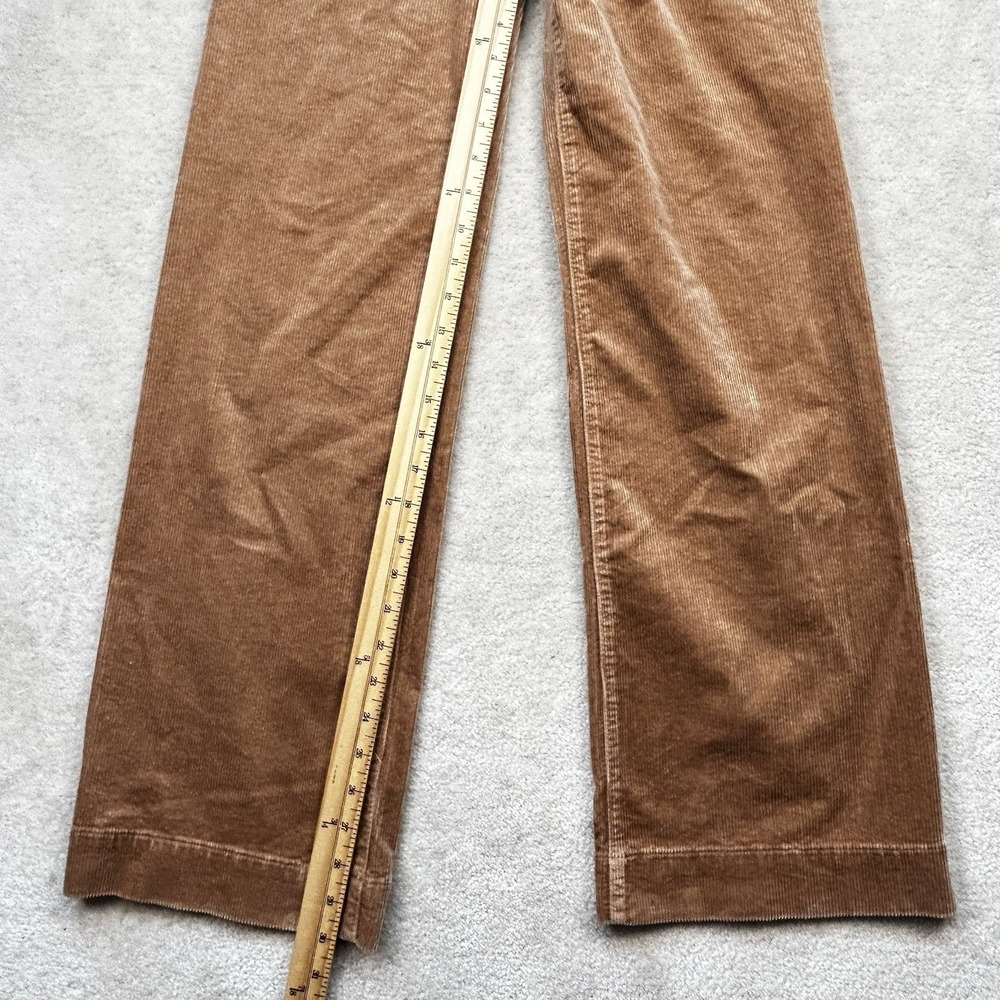 Maeve Anthropologie The Colette Wide Leg Corduroy Pants Womens 23 Full Length - Picture 7 of 10